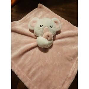 Tahari Pink Koala Bear Security Blanket Lovey Lovie Baby Girl